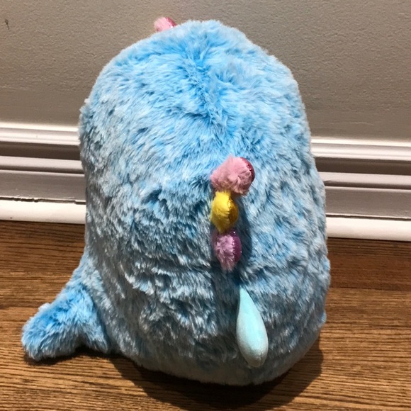 Squishmallows fuzzamallows Irina the axolotl sparkly details NWT - Picture 5 of 6